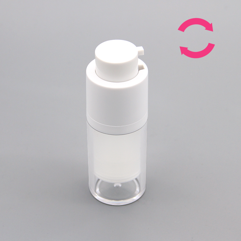 15 30 50ml AS PP Rotation Airless Lotion Bottle view 4