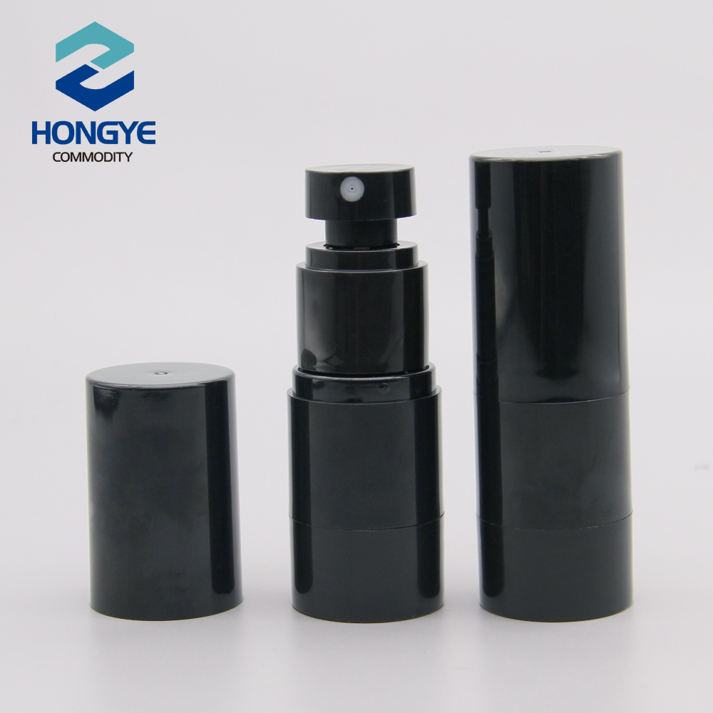 15ml AS Black Airless Lotion Bottle