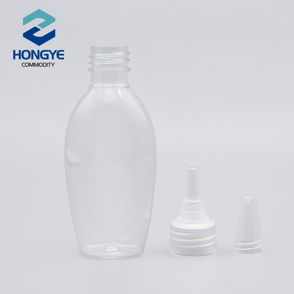 50ml PET Bottle With Nozzle Cap HY50K