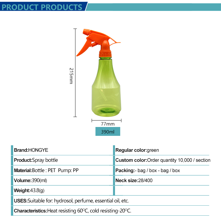 390ml PET Garden Spray Bottle A view 2