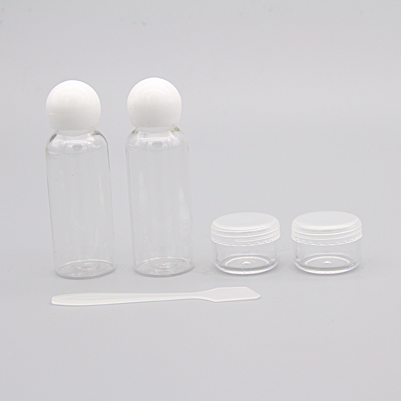 Custom 4Pcs PET Empty Lotion Spray Travel Bottle Set view 2