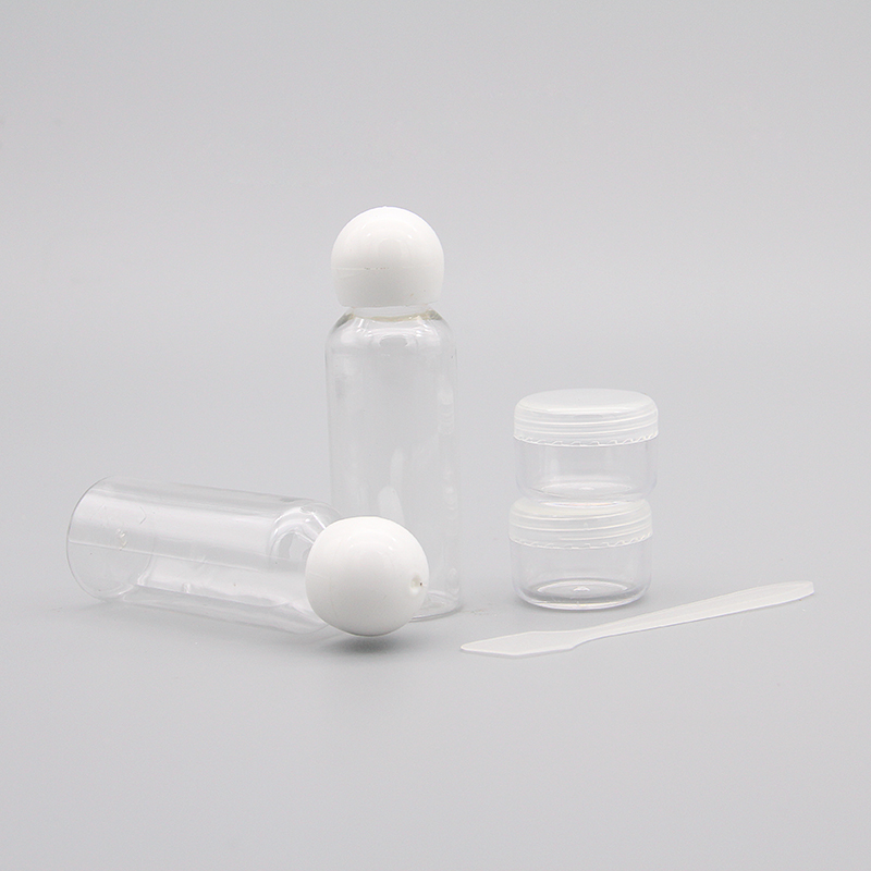 Custom 4Pcs PET Empty Lotion Spray Travel Bottle Set view 4