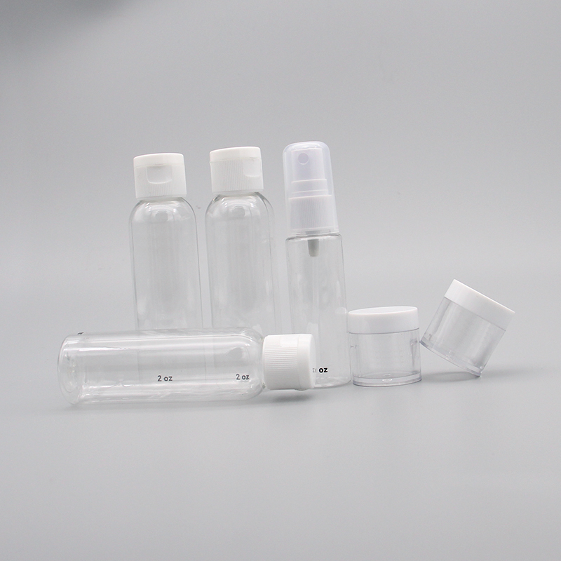 Custom 6Pcs PET Empty Lotion Spray Travel Bottle Set view 4