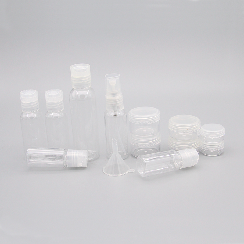 Custom PET Empty Lotion Spray Travel Bottle Set view 2