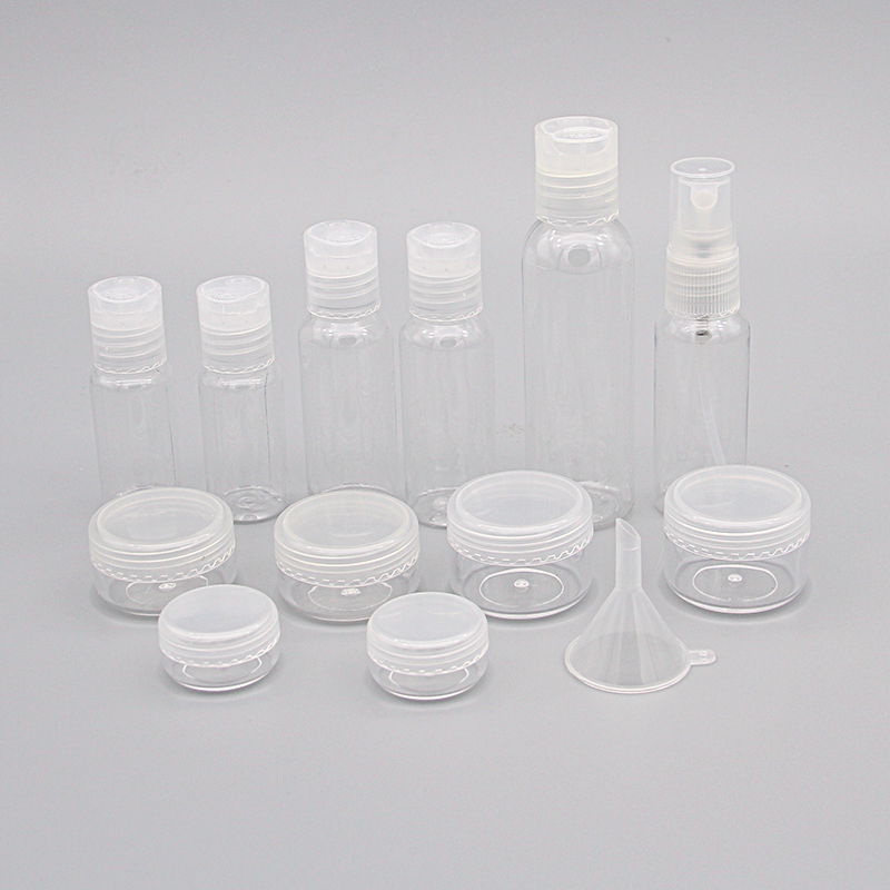 Custom PET Empty Lotion Spray Travel Bottle Set view 3