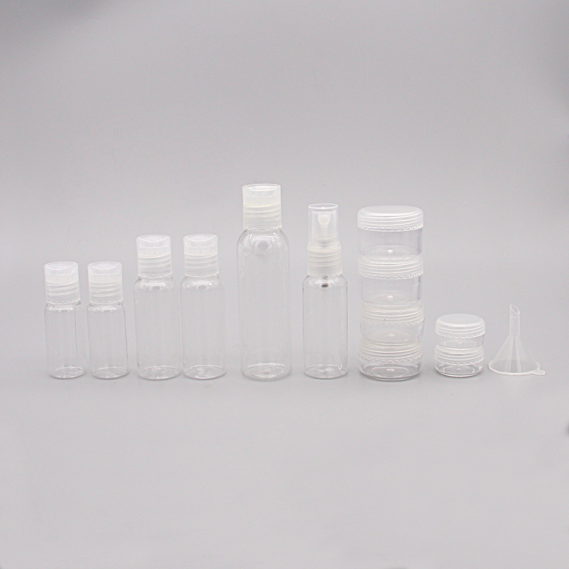 Custom PET Empty Lotion Spray Travel Bottle Set view 4