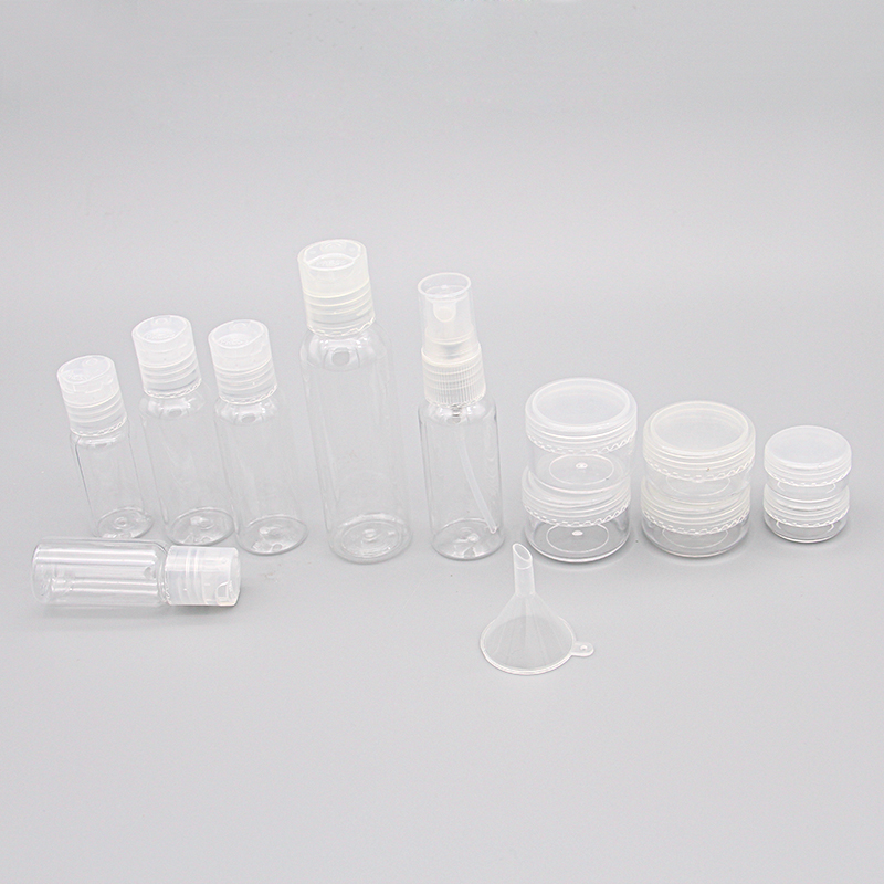 Custom PET Empty Lotion Spray Travel Bottle Set view 5